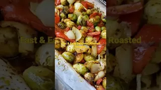 Fast and Easy Delicious Roasted Garlic Veggies