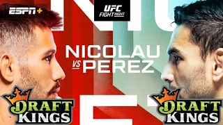 UFC Vegas 91 Draftkings Picks & Predictions | Matheus Nicolau vs Alex Perez