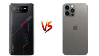 Asus ROG Phone 6 Pro vs  iPhone 13 Pro Max || Price, Display,Camera, Battery||Full Specifications||