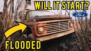 FLOODED and ABANDONED Ford 600 will it start??