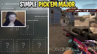 S1mple Plays FPL Before Major & Shows his Pick'em: Legends Stage