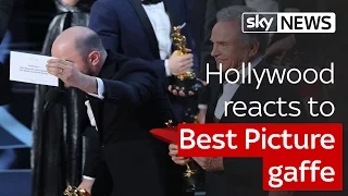 Hollywood reacts to Best Picture gaffe