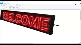 Como configurar un LETRERO LED luminoso para negocios