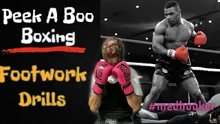 Learn 10 Peek a Boo Boxing | Footwork Drills #boxing #miketyson #peekaboo #madhooker