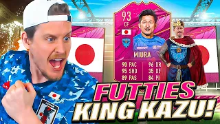 OMG KING KAZU V2?! 93 FUTTIES MIURA PLAYER REVIEW! FIFA 21 Ultimate Team