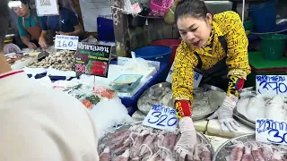 Рыбный рынок в Паттайе. Рынок морепродуктов. Наклуа. Тайланд.