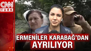 CNN TÜRK sıcak noktada! Ermeniler Karabağ'dan ayırlıyor