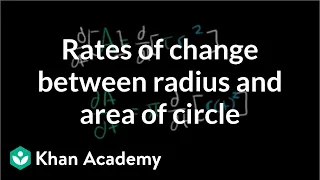 Related rates intro | Applications of derivatives | AP Calculus AB | Khan Academy