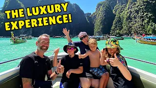 $500 LUXURY BOAT TOUR to PHI PHI ISLAND in KRABI, THAILAND 🇹🇭