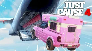 Just Cause 4 - JUMPING INTO FLYING CARGO PLANE!