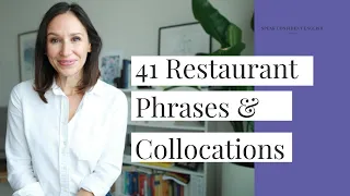 41 Common Restaurant Phrases & Collocations | Advanced English Vocabulary