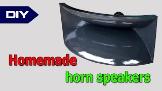 Diy horn speakers. How to made horn speakers