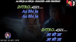 Aa Bhi Ja Aa Bhi Ja Karaoke With Scrolling Lyrics Eng. & हिंदी