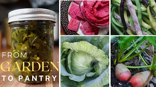 Preserving and Using the Garden HARVEST | Homestead Pantry #everybitcountschallenge