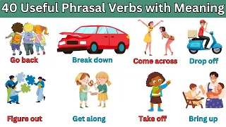 Useful Phrasal Verbs For Everyday Life  | #phrasalverbs #classroomlanguage #kidslearning