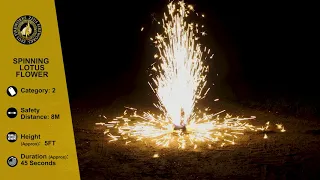 Spinning Lotus Flower | Fountains | Zeus Fireworks 194K