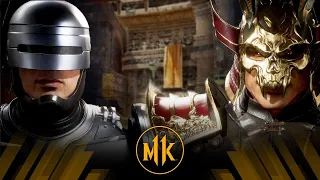 Шао Кан против Робокопа Mortal Kombat 11