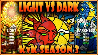 Entering Light vs Dark KvK with my 2396 Account - Reviewing LvD