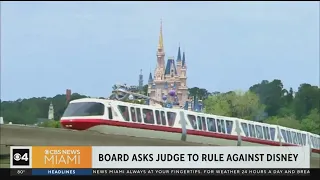 DeSantis appointed board asks judge to rule against Disney