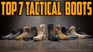 Best Tactical Boots 2024 - Top 7 Most Comfortable Tactical  Boots For Combat, Military & Hunting