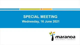 Maranoa Regional Council - Special Meeting - 16 June 2021