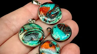 POLYMER CLAY Technique with Translucent Layers. Terrific Glass Effect
