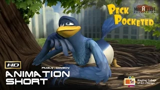 CGI 3D Animated Short Film "PECK POCKETED" Cute & Funny Kids Animation Cartoon by Ringling