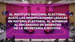 El INE creó el Comité Técnico para la Implementación de la Reforma Electoral 2023