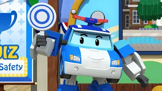 Special Quiz Episodes💯 | Learn about Safety Tips with POLI | Cartoon for Kids | Robocar POLI TV