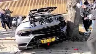 Idiots in Cars Ep 13 - Guy Totals Lamborghini