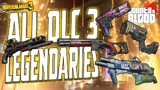 Borderlands 3 | ALL DLC 3 LEGENDARY ITEMS | Bounty of Blood