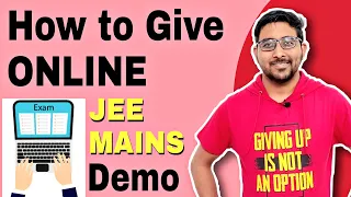 Demo - How to Attempt JEE mains 2024 Online paper | JEE mains New exam pattern | Exam day guidelines