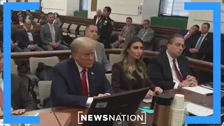 Trump back in NYC courthouse to watch civil trial | NewsNation Now