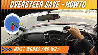 Oversteer recovery - how to save your car!