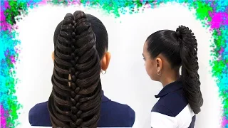 Peinados con trenzas | Trenza hoja de palma