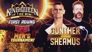 WWE RAW - Gunther Vs Sheamus (King of theRing Tournament Match)