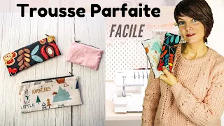 COUDRE LA TROUSSE PARFAITE avec pattes de propreté : le super Tuto Couture ! ( DIY Facile débutant)