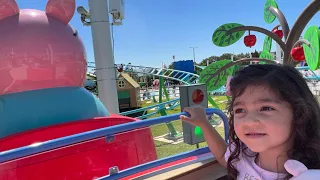 Peppa Pig Theme Park Florida 2022 Daddy pig’s roller coaster