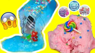 SLIME PACKAGE REVIEW! FAMOUS SLIME SHOPS! 100% Honest Slime Review