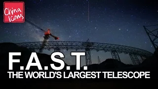 Construction of the World's Largest Radio Telescope | A China Icons Video