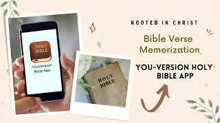 Bible Verse Memorization Using The Holy Bible You-version App - Christian Inspiration | Part 1