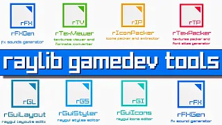 Raylib Game Development Tools -- Work With Any Game Engine!