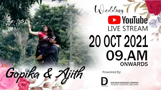 Wedding - GOPIKA & AJITH - Live