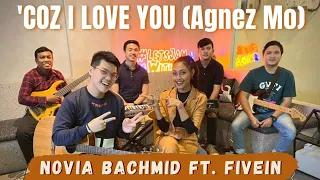 'Coz I Love You - Agnez Mo || Cover by Novia Bachmid ft James Adam.