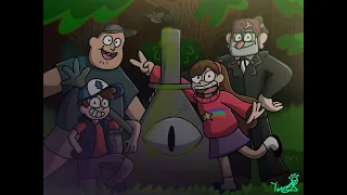 Gravity Falls 10th aniversary Fan art/animation🔺️  #10yearsofgravityfalls