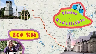 Kelionė dviračiu iš Vilniaus į Radviliškį. 200 km