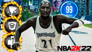 *NEW* PRIME 2004 KEVIN GARNETT BUILD IN NBA 2K22 NEXT GEN! Best Center Build 2K22!