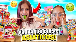 Jéssica e Maria Clara Experimentando DOCES ASIÁTICOS pela Primeira Vez