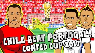 CHILE beat PORTUGAL on PENALTIES! Confederations Cup Semi-Final 2017 Portugal vs Chile Parody