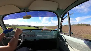 First drive with my type 1 VW 1200 Beetle (Bug) from 1965